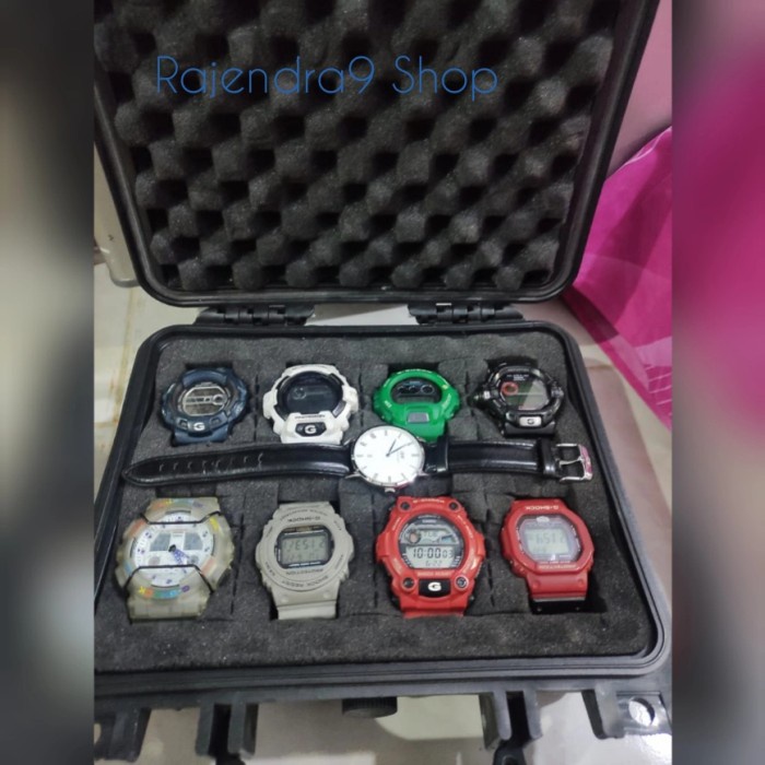 Krisbow Koper Protector - Koper Jam - Kotak Jam 26.5X22.5X12.5 Cm