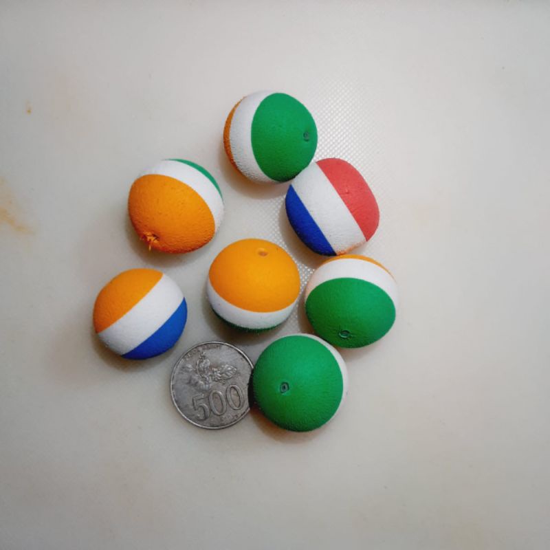 Pelampung pancing busa bulat kecil