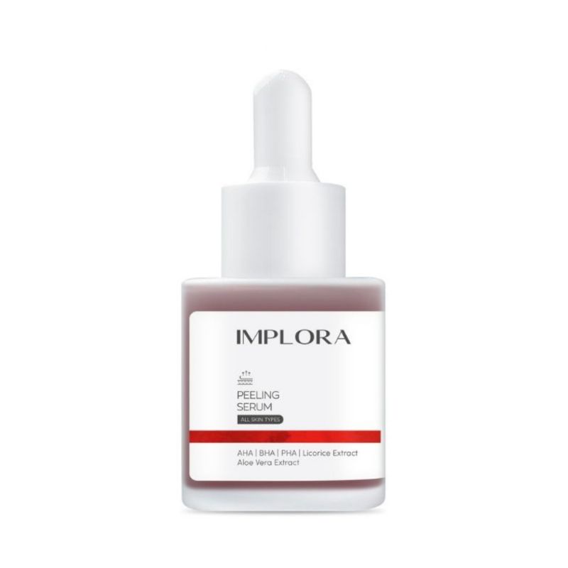 IMPLORA SKINCARE SERUM WAJAH FACE SERUM PEELING AHA BHA CAVIAR ACNE BRIGHT NIACINAMIDE OFFICIAL 20ml-Peeling