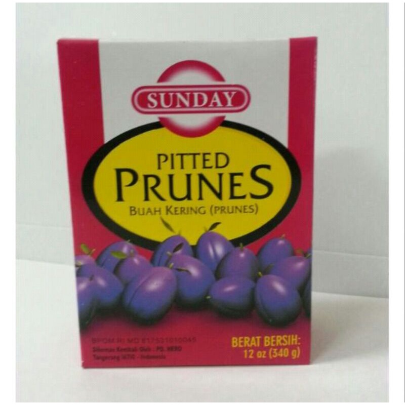 

Sunday Pitted Prunes Plum 340 gr