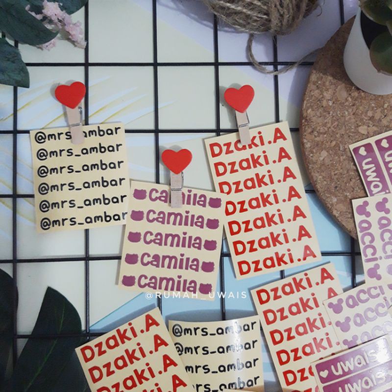 

CUTTING STICKER / KOLEKSI STICKER MEMBER KPOP / STICKER NAMA / rumah uwais