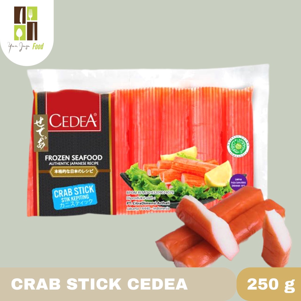 

Crab Stick Cedea Stik Kepiting isi 16 [250g]