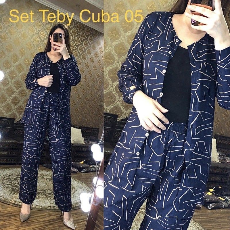 Daster Arab Teby Set Cuba 05