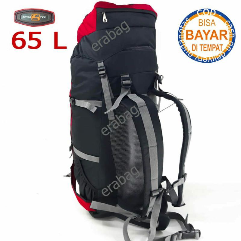 Tas Gunung Travel Backpack Tas Hiking Camping Mountaineering 65 L SPORTEX 0207