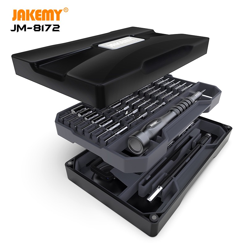 Jakemy 73 In 1 Obeng Set Portable & Precision Diy Screwdriver Jm-8172