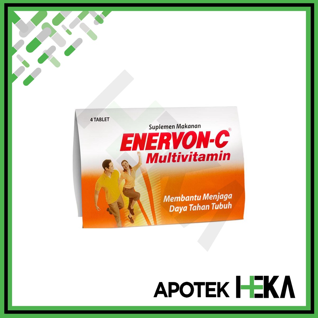 Enervon-C Multivitamin Strip Isi 4 Tablet Suplemen Daya Tahan Imun (SEMARANG)