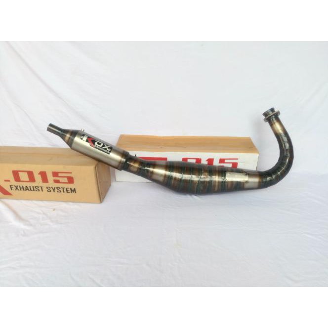 Knalpot KDX 3v3 Model Kolong Plat Irengan > RX King - RX Special Tinggal Pasang