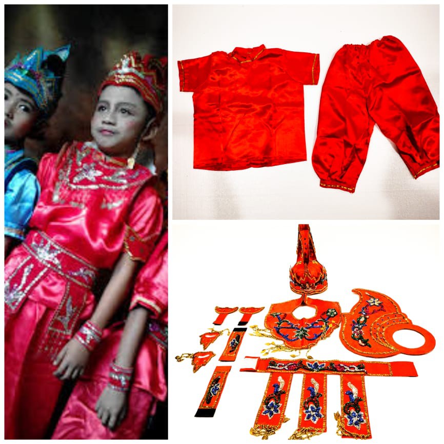 DISKON BAJU SUNAT GATOT KACA ALL SIZE BAHAN {BULUDRU & SATIN}