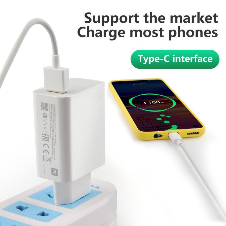 [RO ACC] MDY10EL CHARGER XIAOMI 27W FAST CHARGING 3.0 TYPE C TURBO CHARGE ORIGINAL 100%