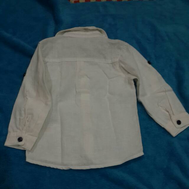 kemeja putih mothercare