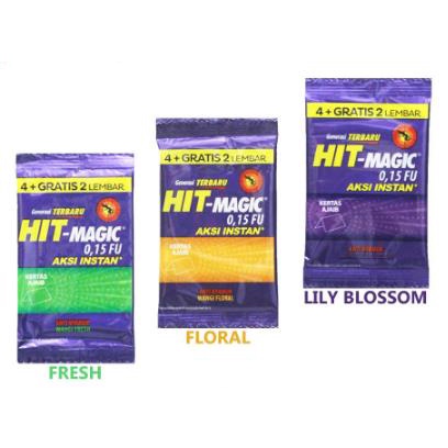 ^ KYRA ^ HIT Magic Aksi Instant Kertas Ajaib Anti Nyamuk Generasi Terbaru - Kemasan Sachet