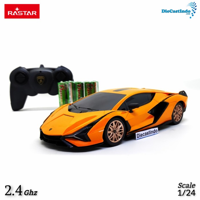 Mobil Remote Control Remot Kontrol RC Rastar Lamborghini Sian FKP 37