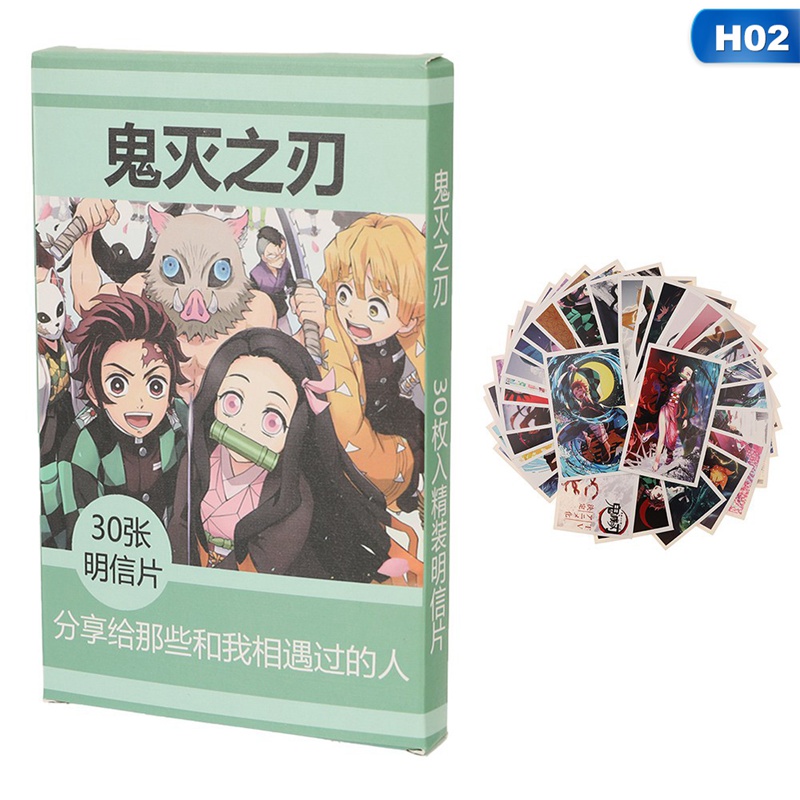 

Terlaris ✨ - 30pcs/set Anime Bungou Stray Dogs postcard Tokyo Ghoul DATE A LIVE Postcards3.1.23