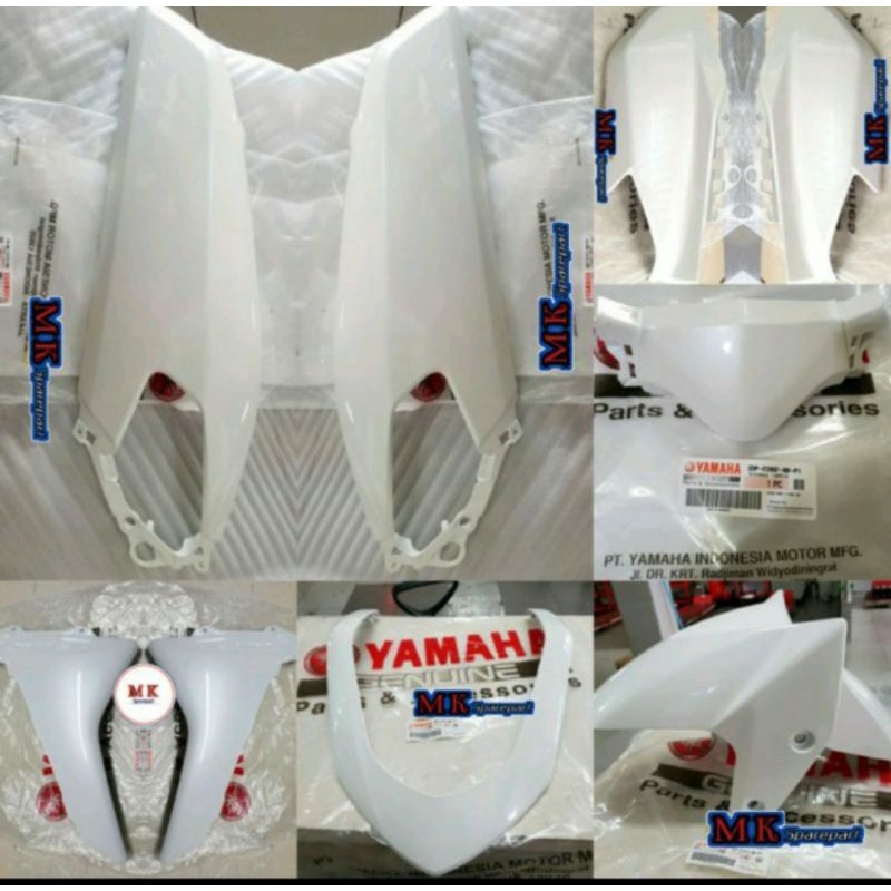 FULL SET BODY HALUS NMAX, N MAX OLD 2016-2019 PUTIH ORIGINAL YAMAHA YGP