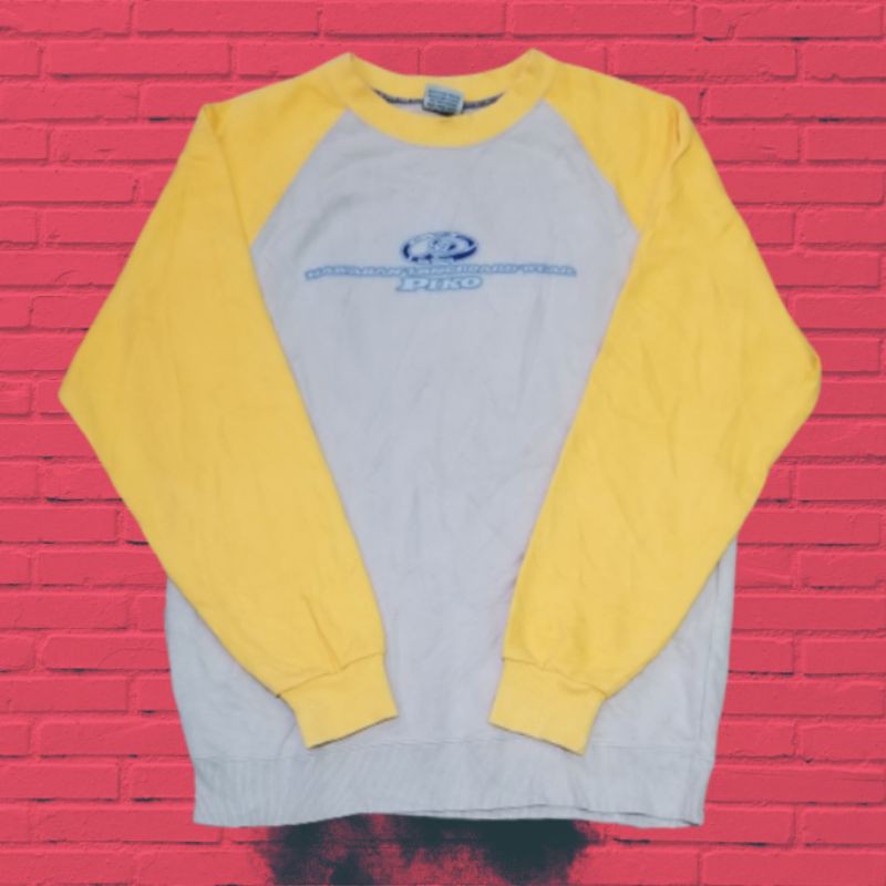 Crewneck Piko 2Tone Second Original Preloved