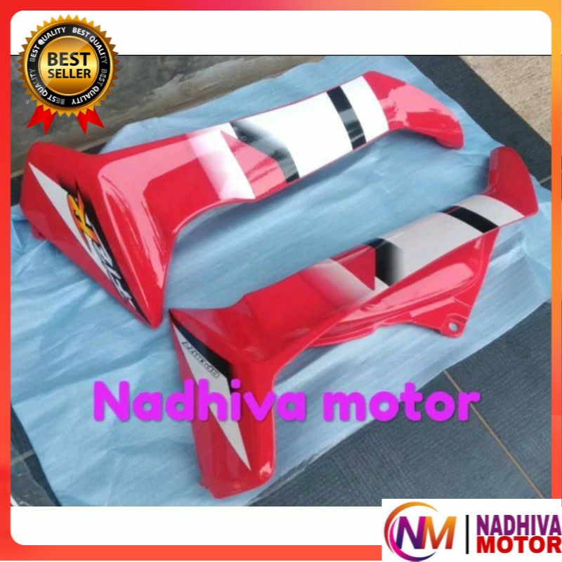 cover sayap luar yamaha f1zr fizr 2001 2002 merah