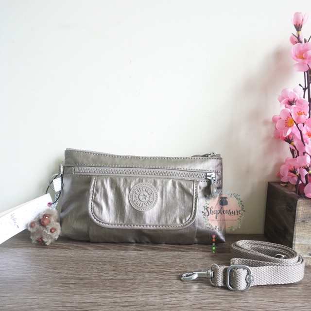 Tas kipling alwyn bag selempang shoulder waist bag pinggang dompet clutch original asli authentic