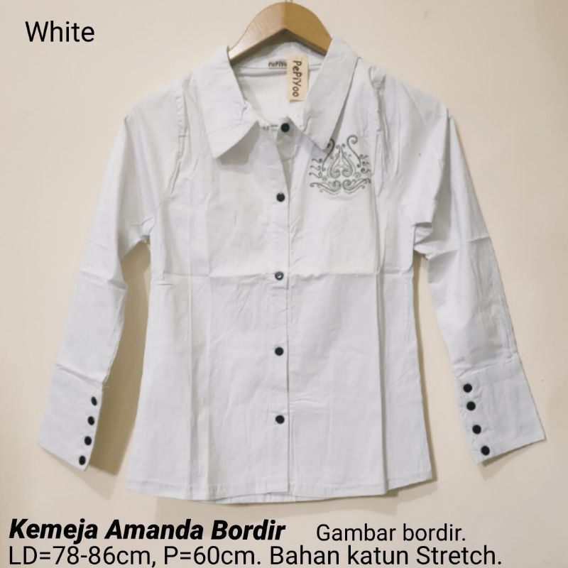 SALE!!  KEMEJA WANITA LENGAN PANJANG.  BAJU BERKERAH KERJA KULIAH ATASAN CEWEK MURAH FASHION WANITA