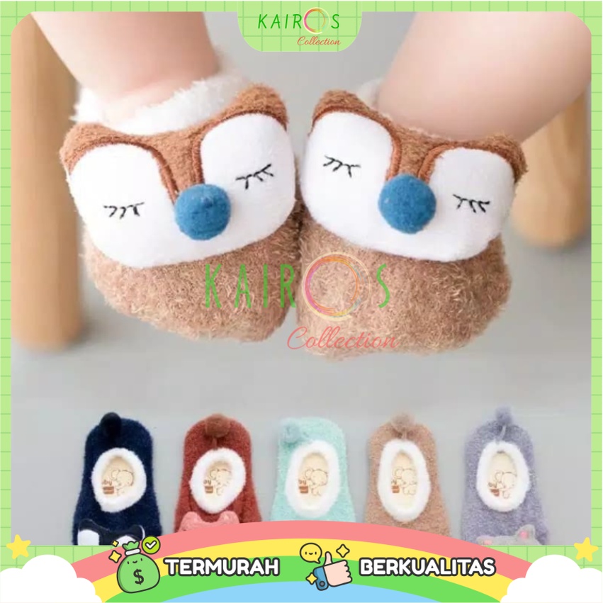 Kaos Kaki Anak Anak Sepatu Bayi 3D Karakter Animal Cartoon