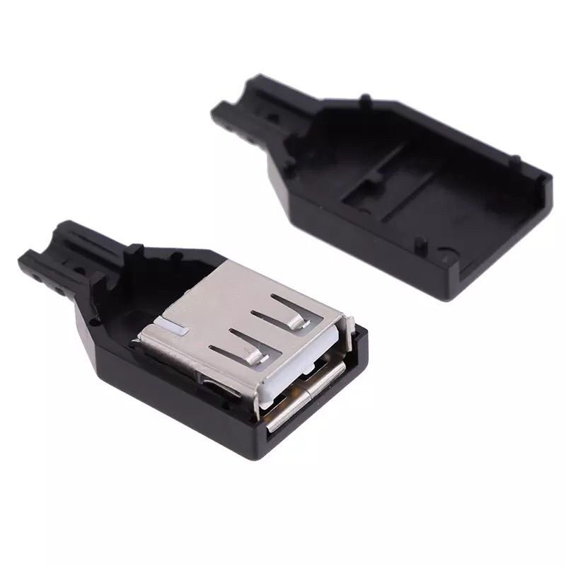 Konektor USB 4 Pin Tipe Plug USB Adaptor DIY