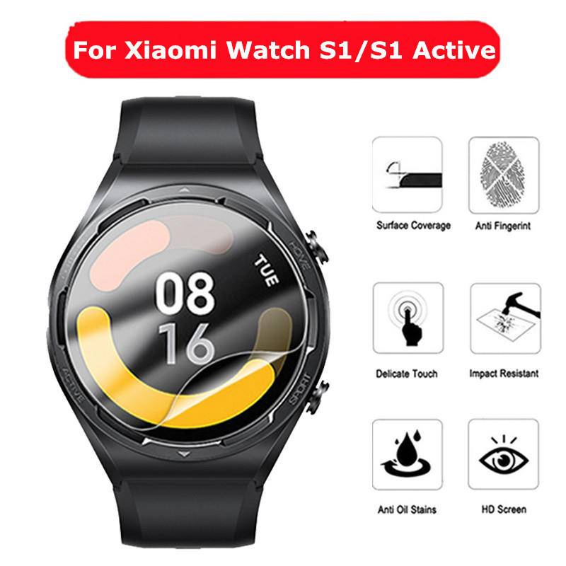 REDMI Film Hydrogel Pelindung Layar Smartwatch Xiaomi Watch S1 Active Poco 2 Lite