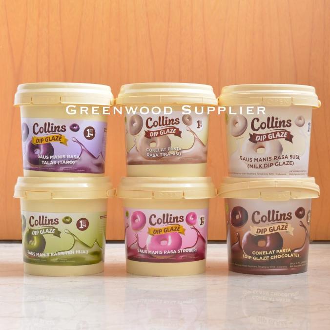 

langsung order saja] Collins Dip Glaze - 1KG (All Variant)