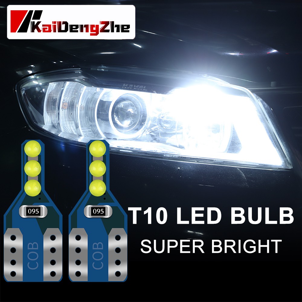 T10 LED W5W Super Bright Canbus 6-SMD COB Car Parking Lights 168 194 501 2825 Auto Wedge Turn Side Bulbs Car Interior Lamp