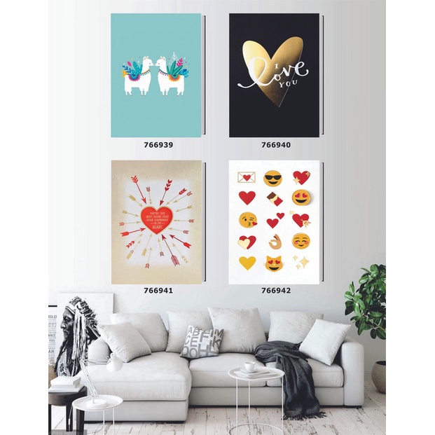 

Buku Tulis / Notebook / A5 Jepang / Love / Set 2680