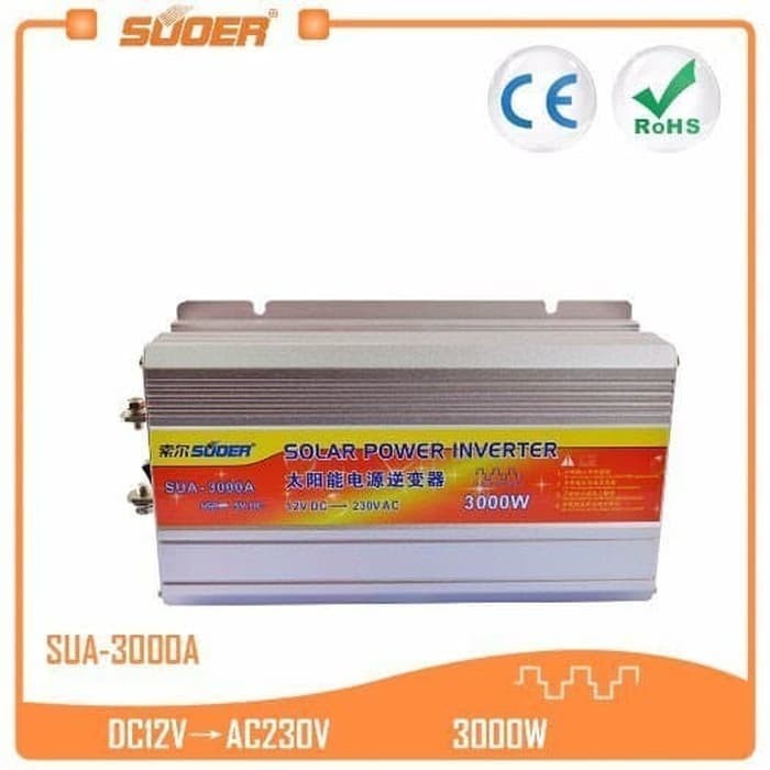 Solar Power Inverter Suoer 3000 Watt Sua-3000A Dc To Ac 3000W