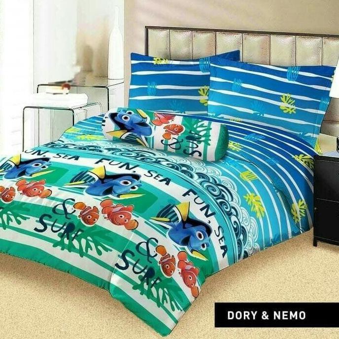 Termurah Sprei Lady Rose Dory And Nemo No.1 King 180 Seprai Bantal Guling Kasur Limited