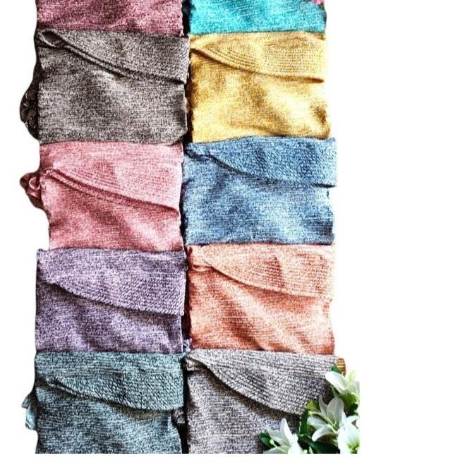 ♥ Bergo plisket motif gotik / Bergo plisket gotik motif / hijab instan plisket gotik / jilbab bergo 