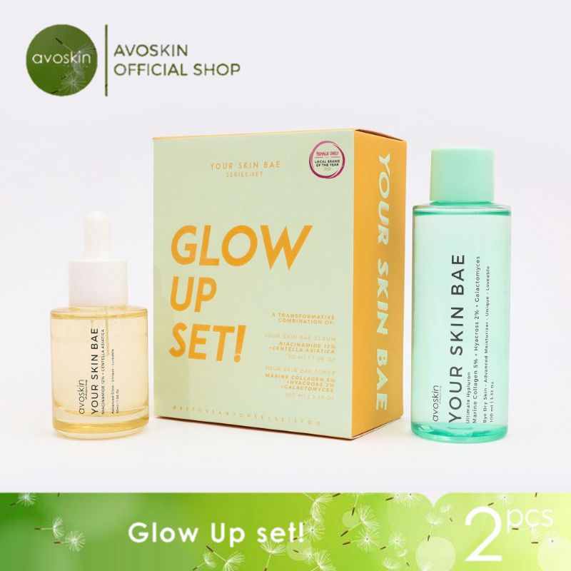 Paket Avoskin glow up set skincare