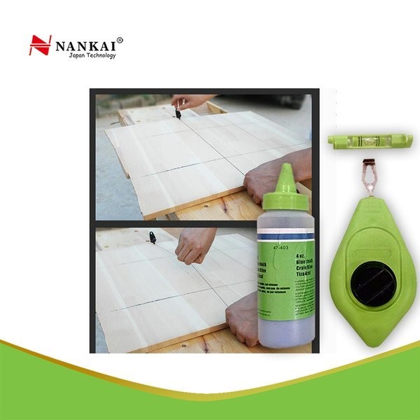 NANKAI Chalk Line 30 M sipat sipatan tinta Marking Benang Kapur