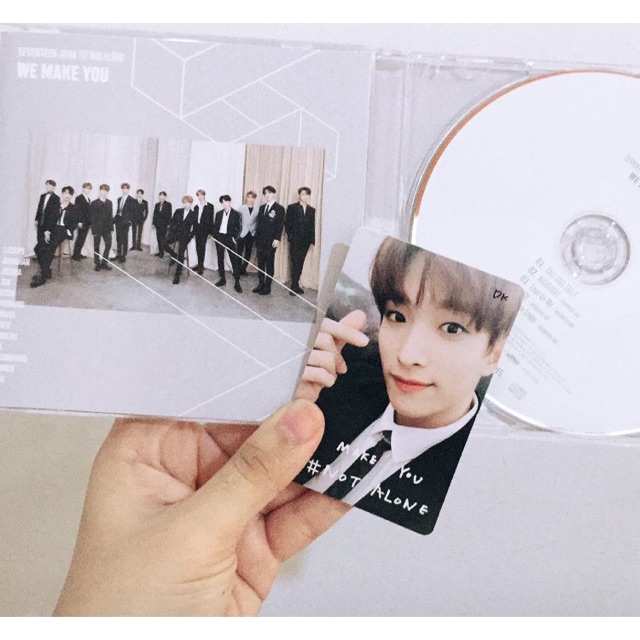 OFFICIAL PHOTOCARD DK SEVENTEEN WE MAKE YOU