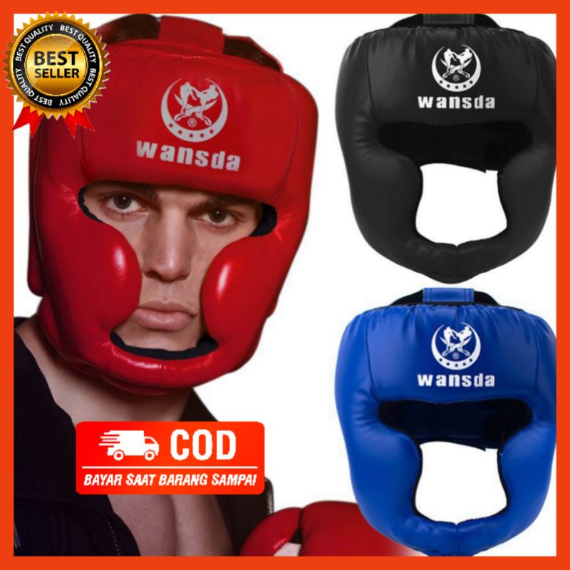 Jual Head Guard Muay Thai MMA Boxing Headguard Tinju Hlem Tinju