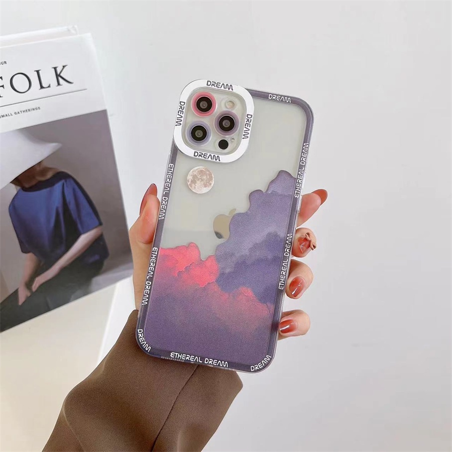 Redmi 10 9t 9a 9c 9 Note 11s 11 10 10s 9 9s 8 Pro Poco X3 Nfc X3 Pro F3 M3 Mi 11 Lite 11t Pro XIAOMI Soft Case Pelindung Desain Watercolor Untuk