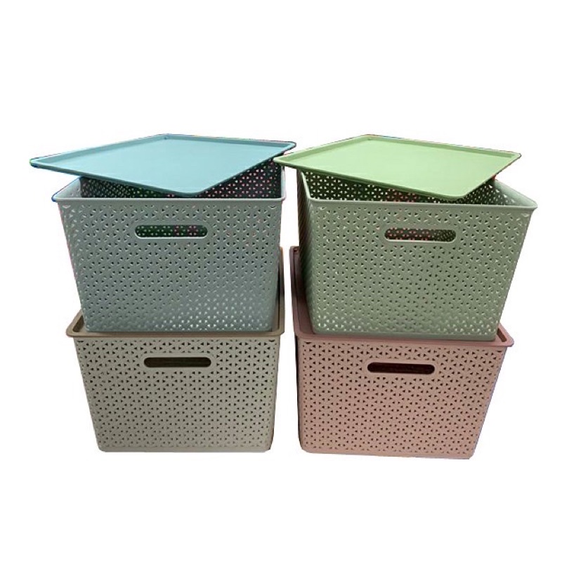 Storage Box Serbaguna, merek: LOJI, size (Extra-Large, Tinggi): P 42 cm x L 36 cm x T 24 cm