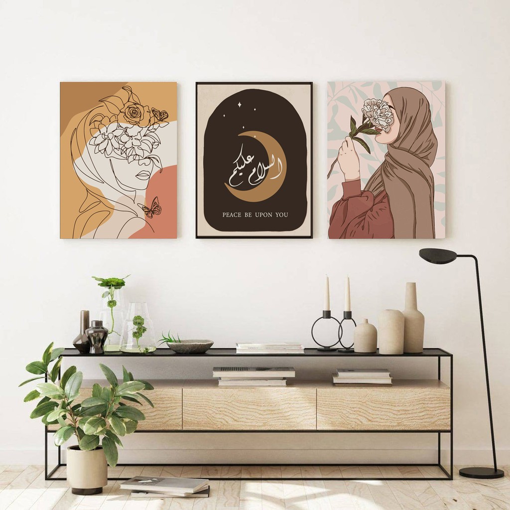 Wall decor Hiasan dinding islami 15x20 Dekorasi dinding Pajangan hiasan dinding dekorasi dinding rumah abstrak