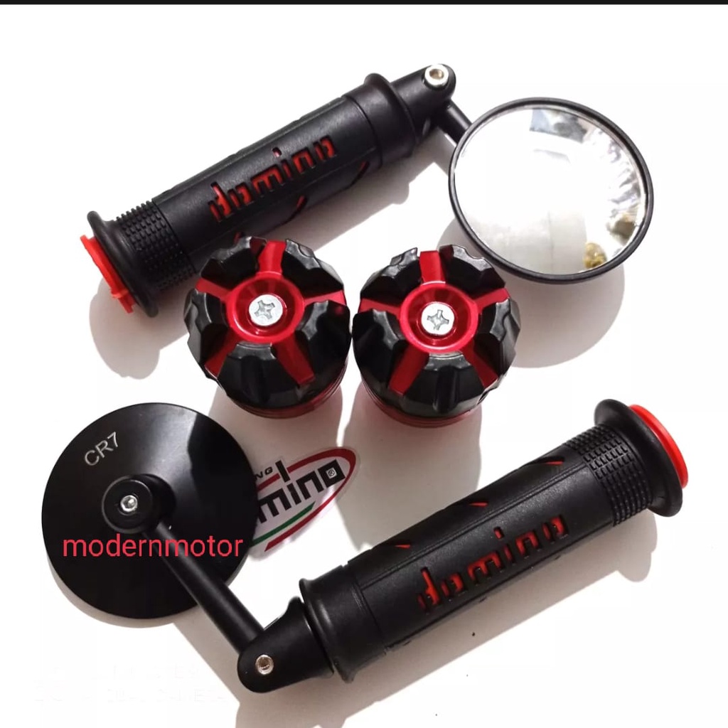 Spion jalu cembung + jalu as + Handgrip Domino Universal motor