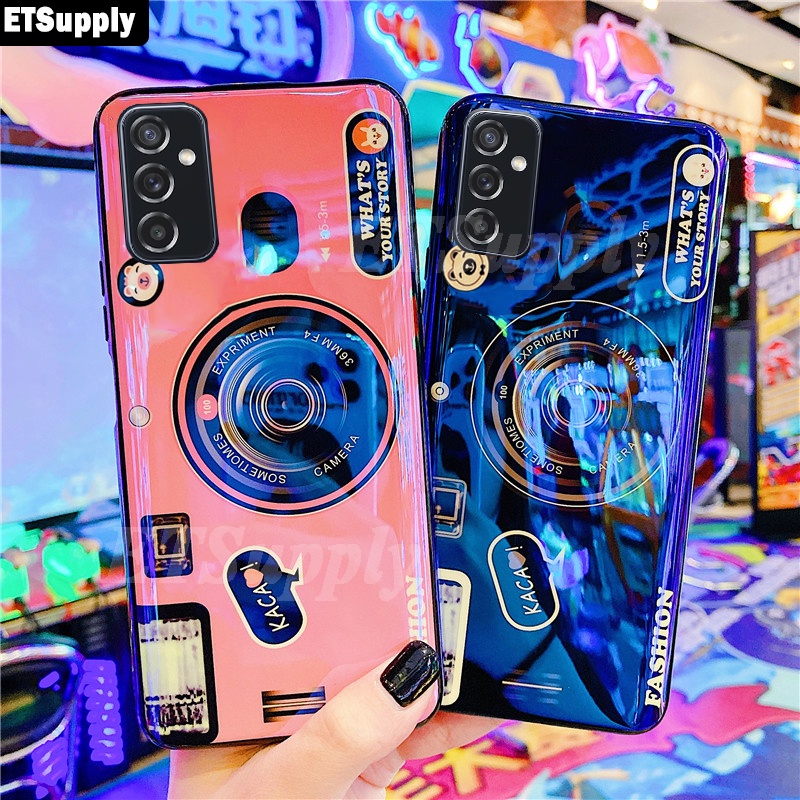 For Samsung Galaxy A13 Case Camera Cute Cartoon Couple Soft Phone Casing for Samsung Galaxy A13 Sili