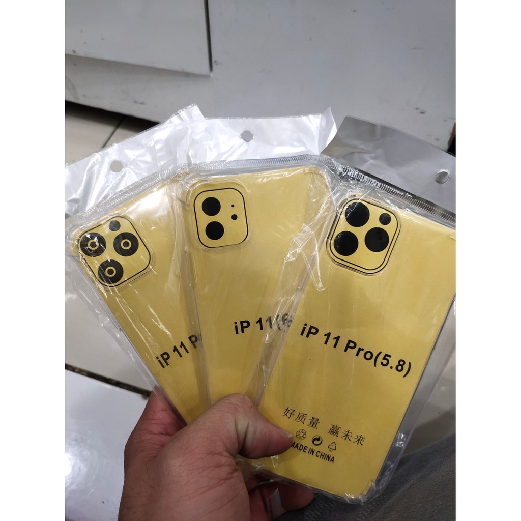 Anticrack Iphone 11 11 Pro 11 Pro Max Silikon Softcase Case Jelly Bening Lembut Transparan Lentur