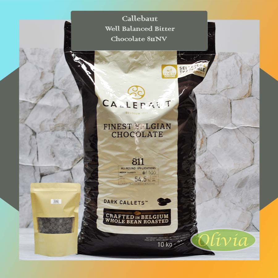 Jual Callebaut Well Balanced Bitter Chocolate 811NV 100 gr Shopee
