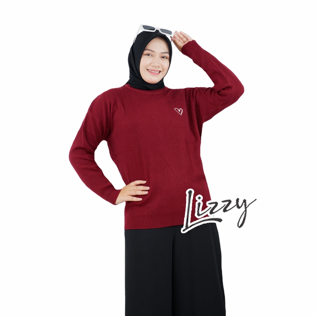 Lizzy - SWEATER BOXY LOVE PREMIUM