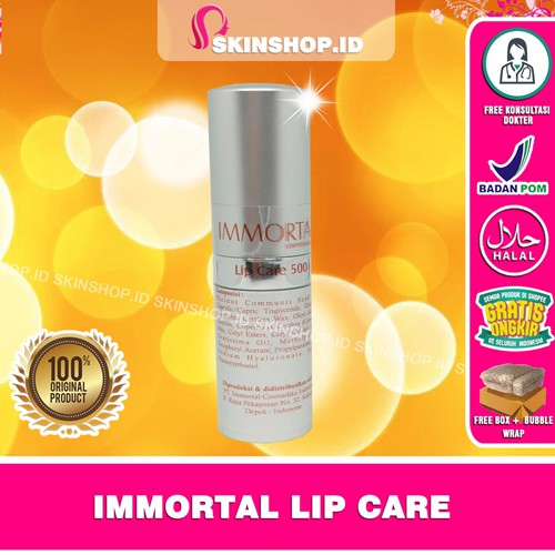 Immortal Lip Care 500 4gr Original / Pelembab Bibir BPOM Aman
