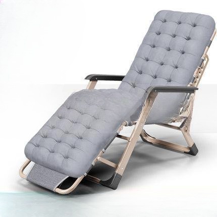 Kursi Lipat Kerja Folding Recliner Lounge Chair - MMIT598 - Gray