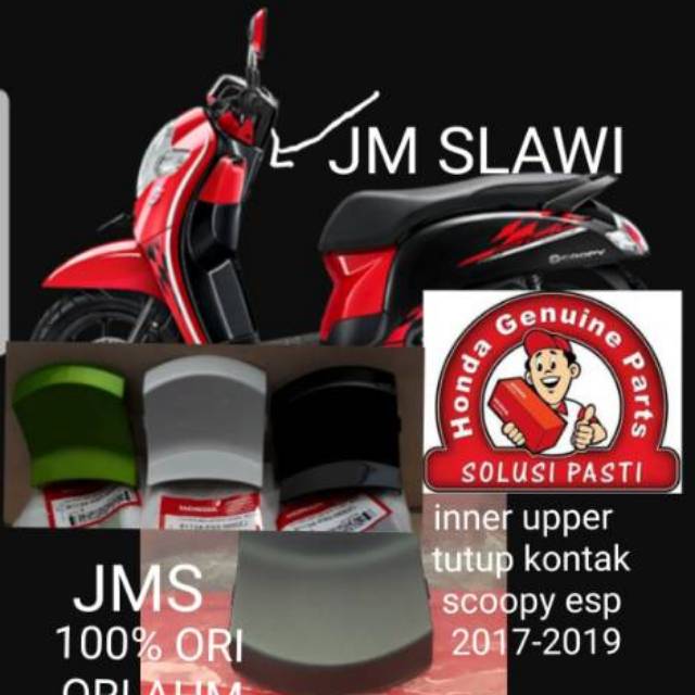 cover inner upper cover tutup legsil kontak new scoopy f1 esp ori ahm