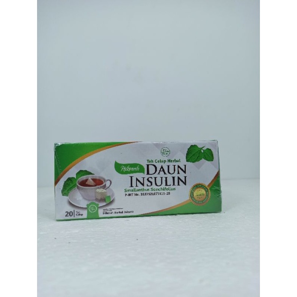 teh celup insulin Hikmah diabetes 100% Alami  Isi 20 pcs