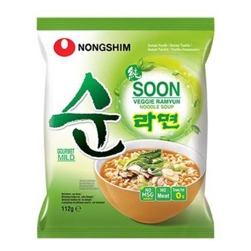 

Nongshim Soon Veggie - Ramyun Spicy Korean