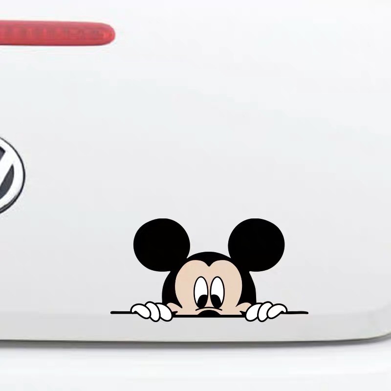 sticker mickey minnie per pcs CUTTING STICKER MOBIL MICKEY MINNIE MOUSE NGINTIP LUCU STIKER MOBIL SPION STIKER MOBIL KEREN