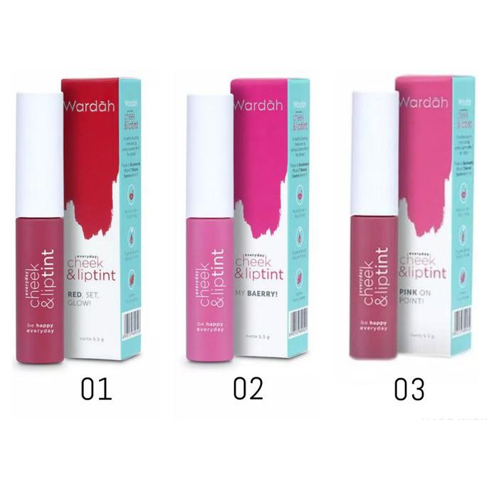 Wardah Everyday Cheek And Liptint - Wardah Liptint